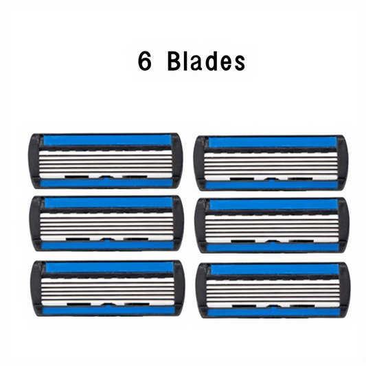 6-Layer Safety Razor Shaving Set with Stainless Steel Blades