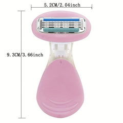 Portable Mini Travel Razor for Silky Shaving with Storage Case