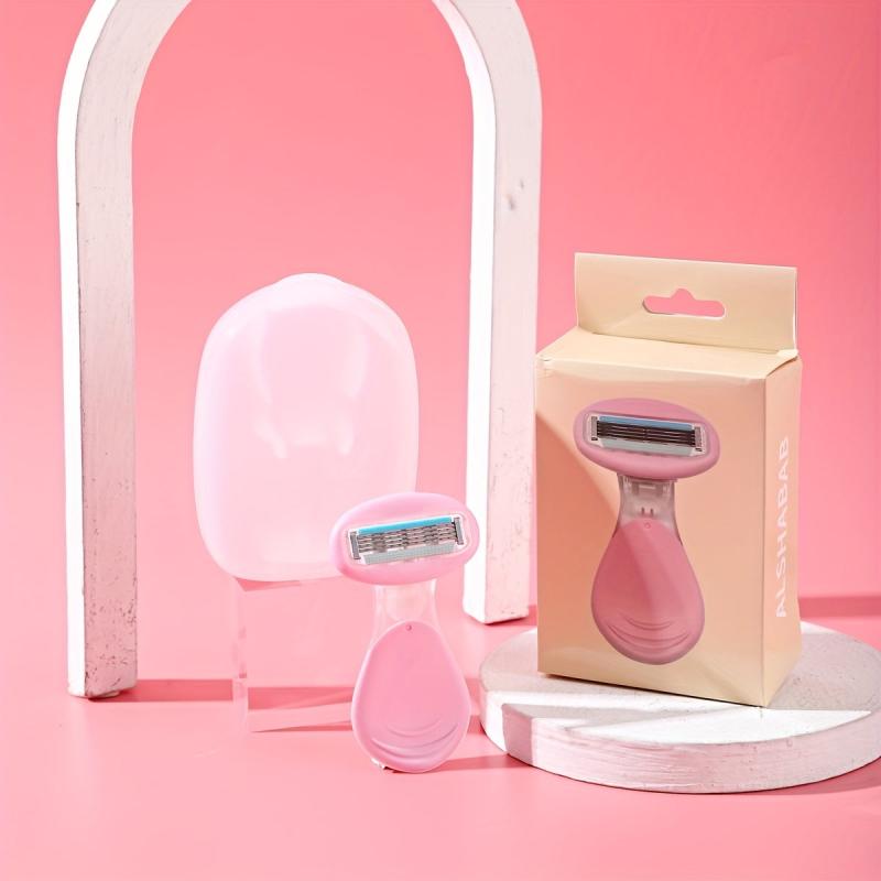 Portable Mini Travel Razor for Silky Shaving with Storage Case