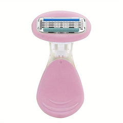 Portable Mini Travel Razor for Silky Shaving with Storage Case
