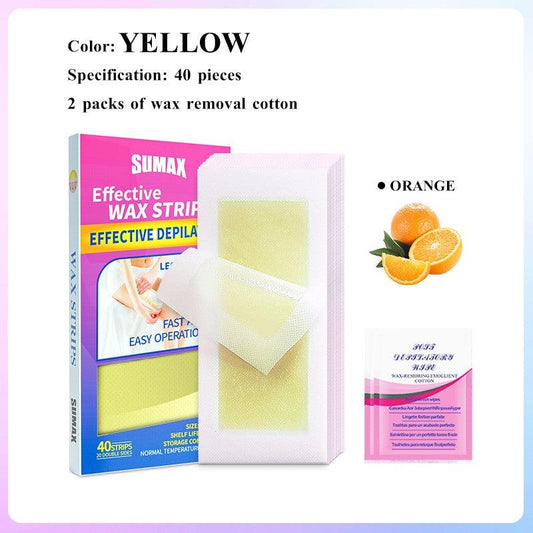 40 Hair Wax Removal Strips - Double Sided Paper - Hair Removal Beauty Tools