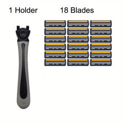 Classic Razor Shaving Replacement Blades Holder 36 Blades Manual Razors