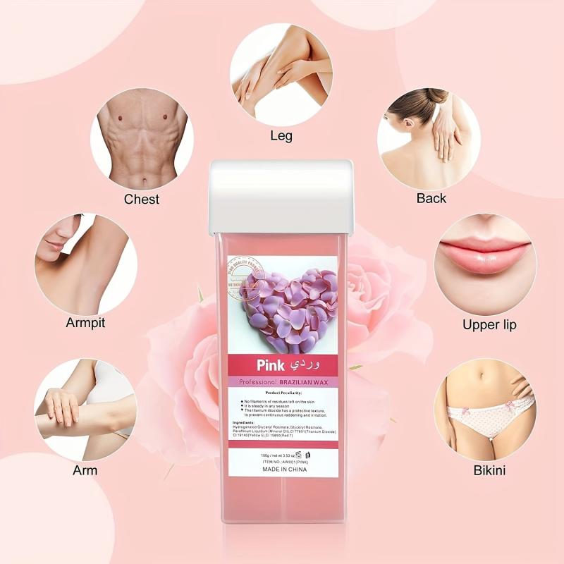 100g 2 Roll On Wax Hair Removal Wax Cartridge For Sensitive Skin