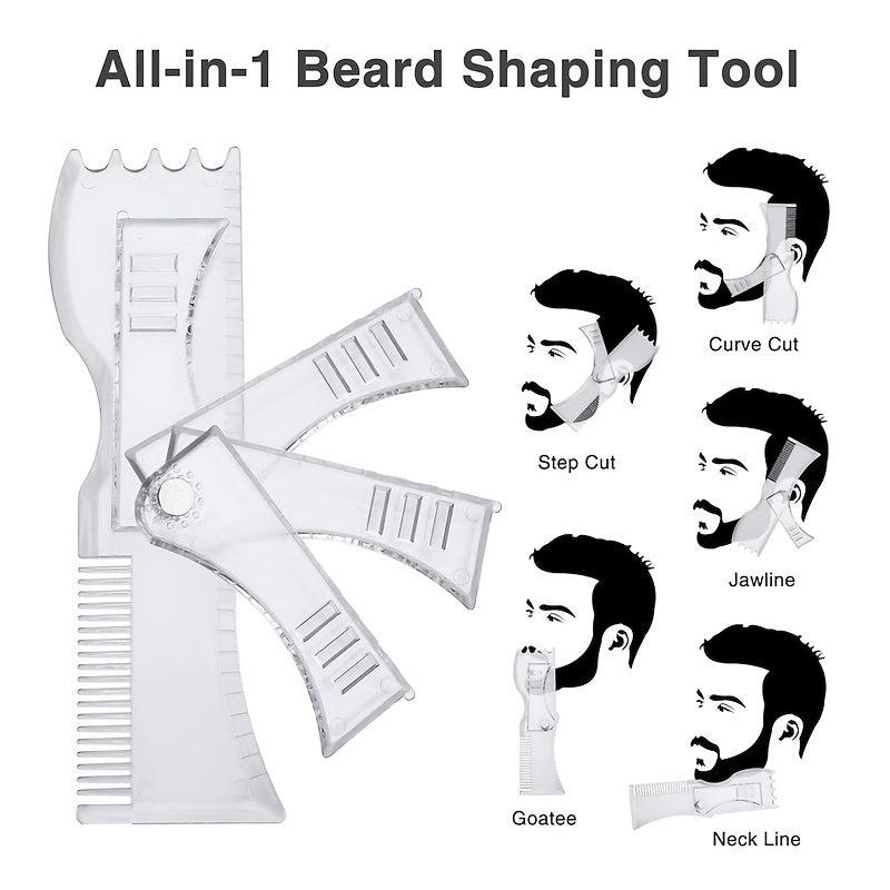 Adjustable Beard Shaping Tool for Men - Perfect Styling