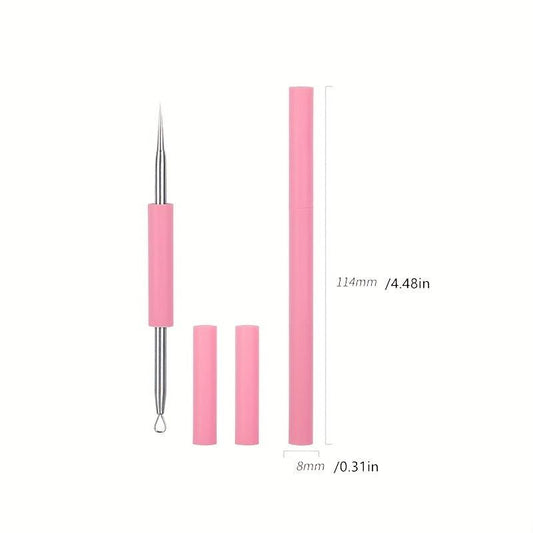Stainless Steel Acne Needle & Silicone Beauty Tool