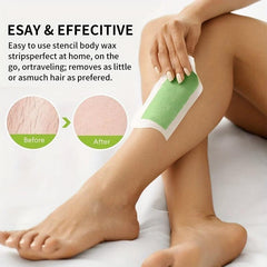 Body Wax Strips Gentle Waxing Kit for Hair Removal 20 Sheets