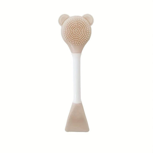 Silicone Face Cleansing Brush Double Head Facial Cleanser