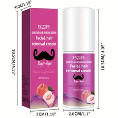 30ml Peach Lip Hair Removal Cream - Painless & Long Lasting