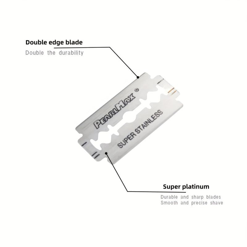 10pcs Classic Retro Double Edge Safety Razor Blades