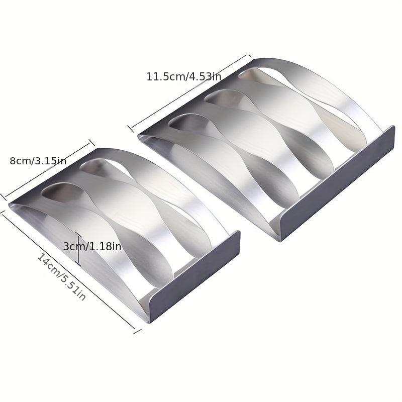 Wall Mounted Toothbrush Holder Stainless Steel Self Adhesive