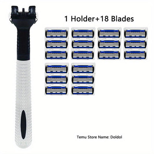 6-Layer Manual Safety Razor Classic Shaving Set