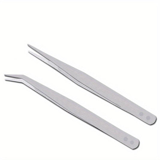 Precision Eyelash Extension Tweezers for False Lashes, Salon & Home Use