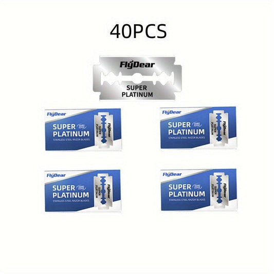 Professional Double Edge Razor Blades for Barbers - 40/60pcs