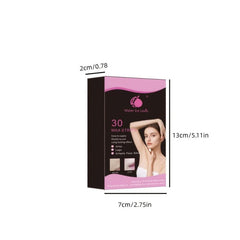 Facial Hair Removal Wax Strips - Upper Lip, Cheek, Eyebrow Hair