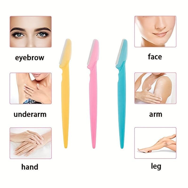 Women's Multipurpose Eyebrow Razor with Precision Cover