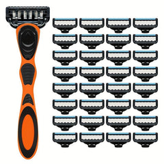 5-Layer Manual Safety Razor Set Stainless Steel Blades