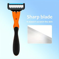 5-Layer Manual Safety Razor Set Stainless Steel Blades