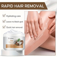 Coconut Hair Removal Cream Gentle Non Irritating Painless Long lasting 50ml