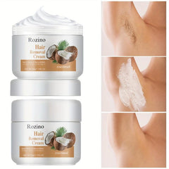 Coconut Hair Removal Cream Gentle Non Irritating Painless Long lasting 50ml