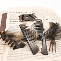 Professional Plastic Wide Tooth Comb for Barber