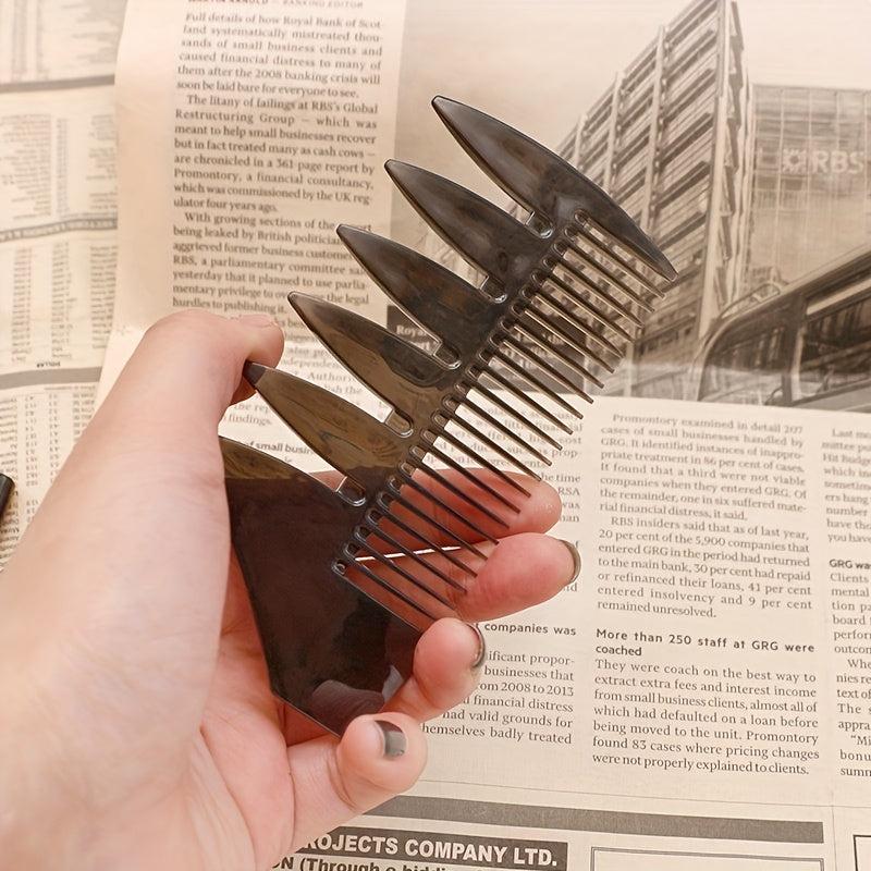 Professional Plastic Wide Tooth Comb for Barber