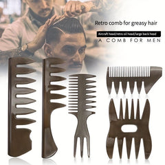Professional Plastic Wide Tooth Comb for Barber