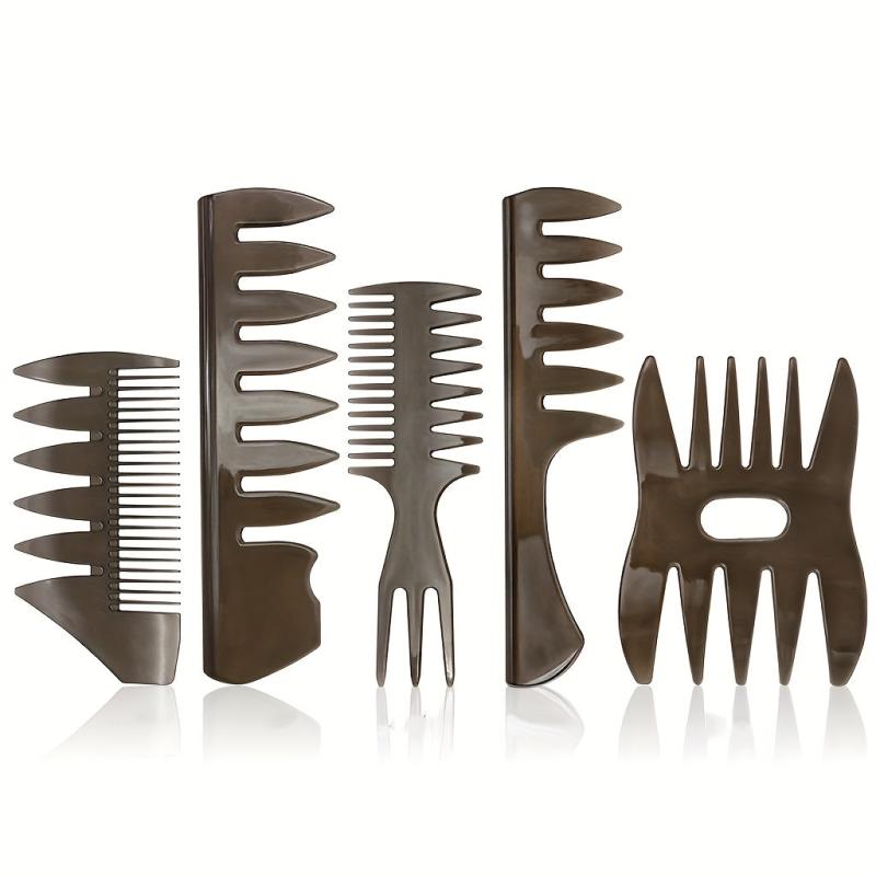 Professional Plastic Wide Tooth Comb for Barber