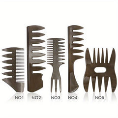 Professional Plastic Wide Tooth Comb for Barber