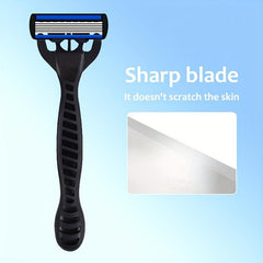 6-Layer Manual Safety Razor Set Stainless Steel Blades
