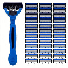 6-Layer Manual Safety Razor Set Stainless Steel Blades