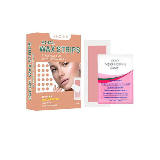 30pcs Body Waxing Strips Kit Leg Armpit Lip Hair Removal Portable