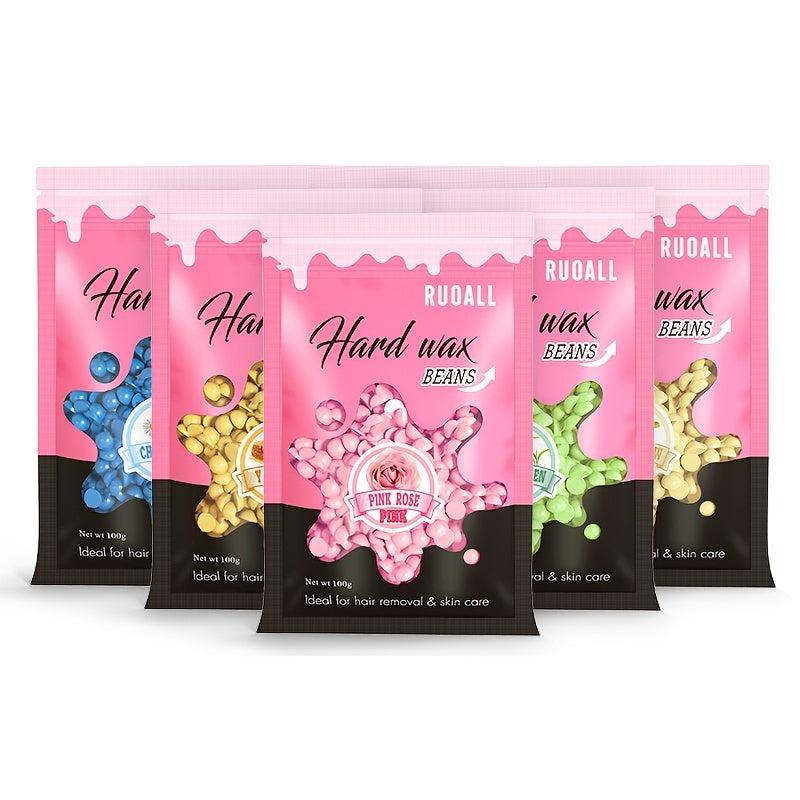 Rose Formula Hard Wax Beads 100g for Sensitive Skin