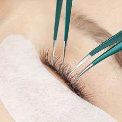 Stainless Steel Eyelash Extension Tweezers - Professional Lash Tweezers