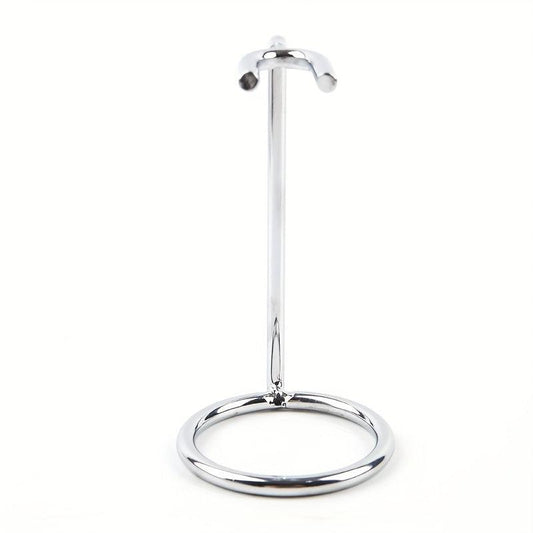 Metal Shave Brush & Razor Holder Stand - Shaving Tool Organizer