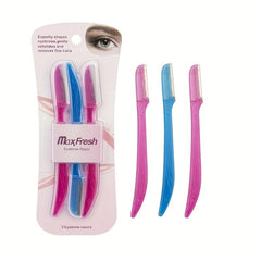 3-in-1 Exfoliating Face Razor for Women - Precision Cover - 3 Counts