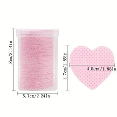 200pcs Nail Wipes & Glue Wipes Soft Lash Glue Nail Polish Remover