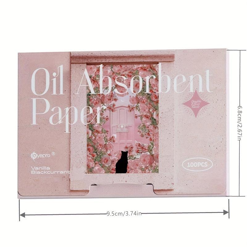 100 Sheets Absorbing Facial Paper Makeup Artifact
