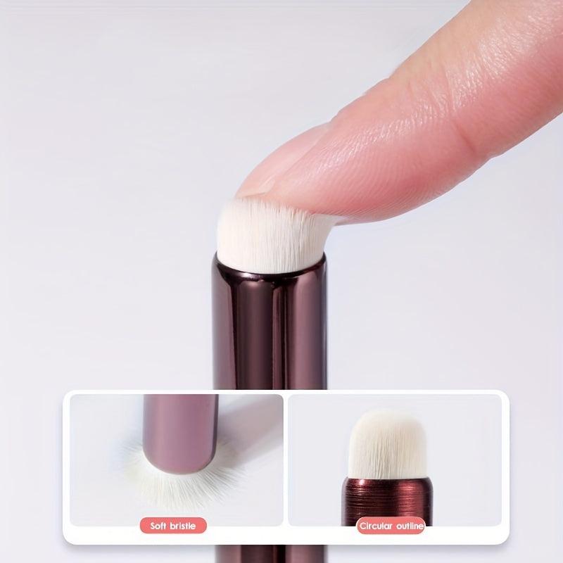 Lip Brush Round Head Lipstick Smudge Brush Soft Sponge Concealer Brush