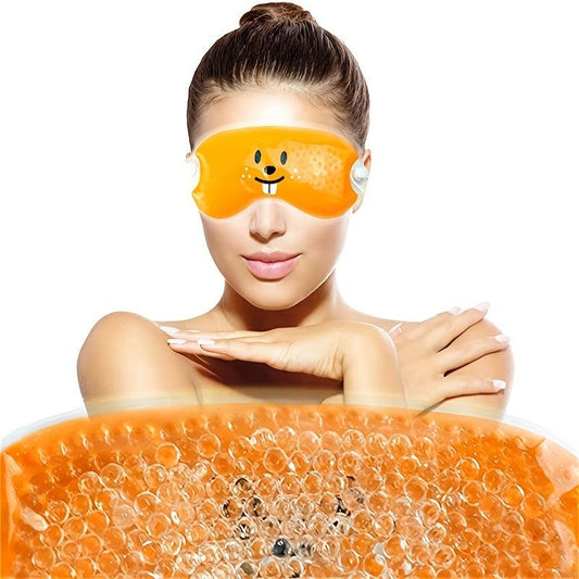 Reusable Gel Eye Mask for Puffy Eyes Cartoon Design