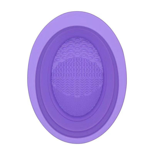 Silicone Makeup Brush Cleaner Bowl Foldable