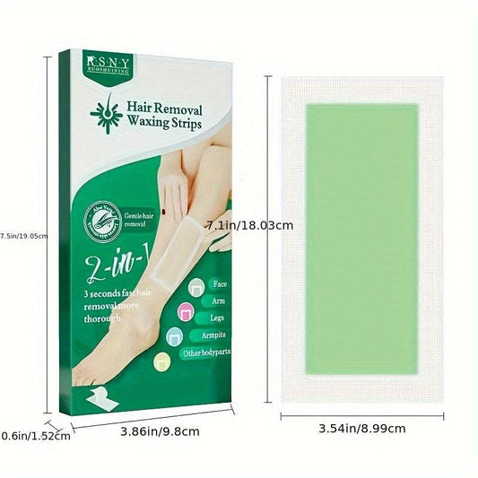 Wax Strips Hair Removal Waxing Kit for Women 40 Counts