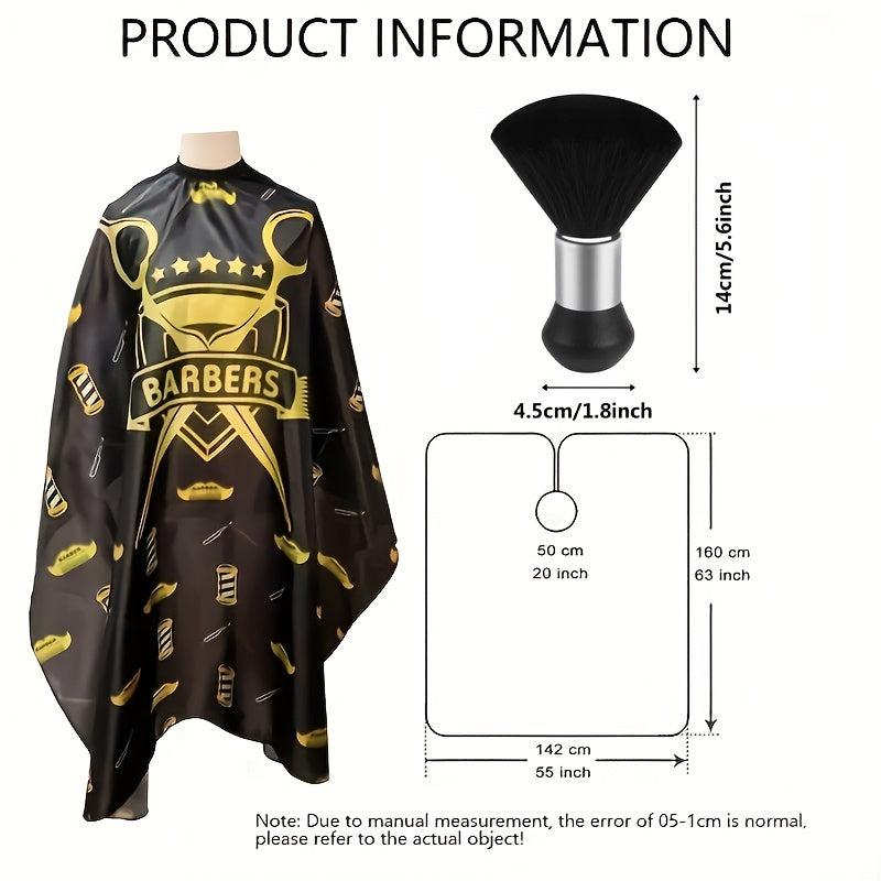 Barber Salon Hair Cutting Cape Hair Styling Apron Waterproof