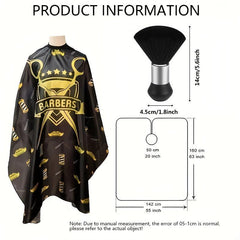 Barber Salon Hair Cutting Cape Hair Styling Apron Waterproof