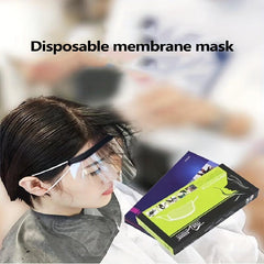 50pcs Disposable Face Shield For Shower Hair Cut Hair Spray Eyelash Extensions