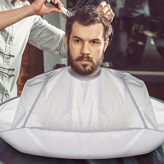 Grey Hair Cutting Apron Waterproof Haircut Cape