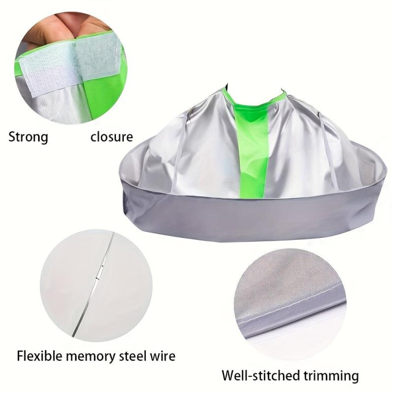DIY Hair Cutting Cape Umbrella Hair Cutting Apron Waterproof Cloak