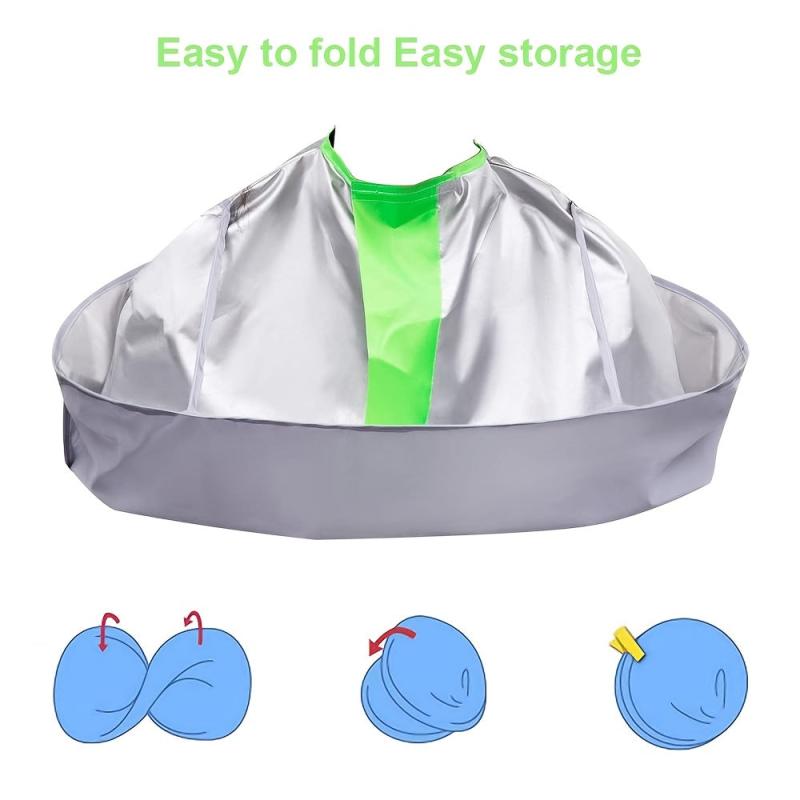 DIY Hair Cutting Cape Umbrella Hair Cutting Apron Waterproof Cloak