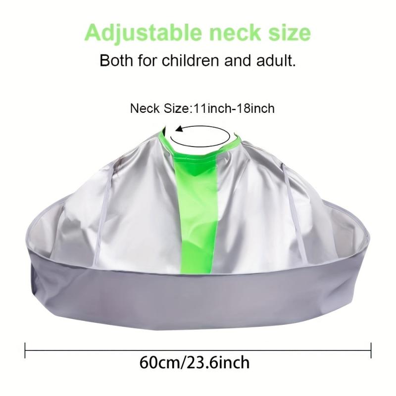 DIY Hair Cutting Cape Umbrella Hair Cutting Apron Waterproof Cloak