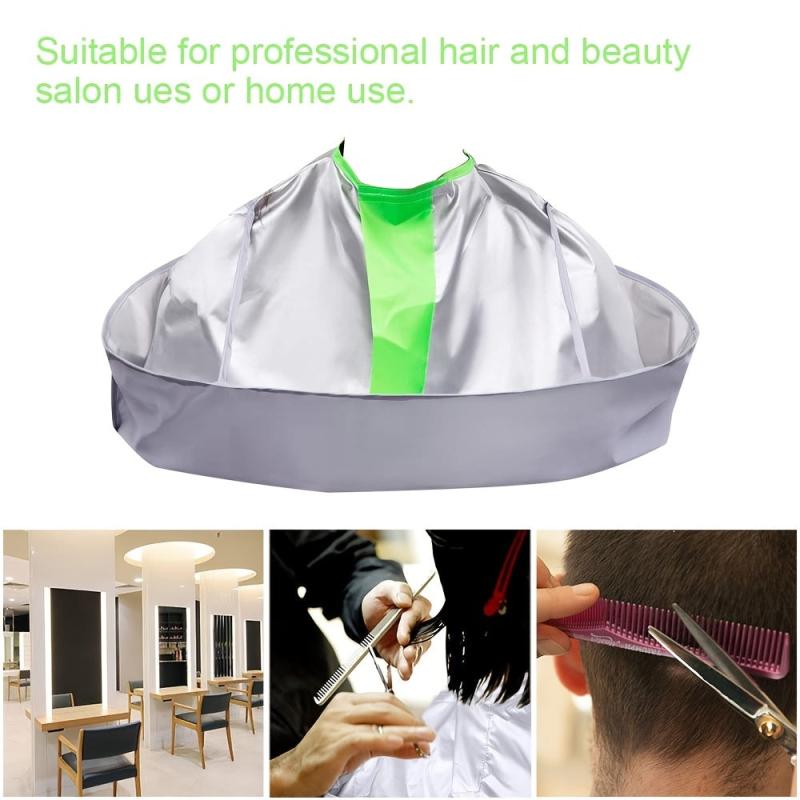 DIY Hair Cutting Cape Umbrella Hair Cutting Apron Waterproof Cloak