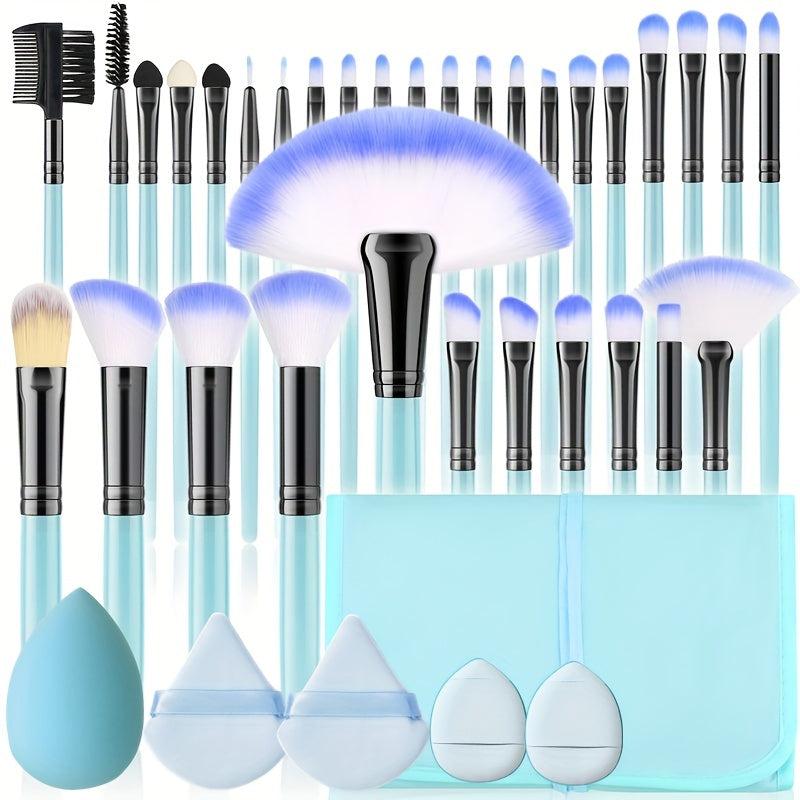 Pro Beauty Makeup Set 32Pcs Brushes & Puff Set